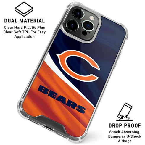 NFL Chicago Bears iPhone 16 Pro Clear Case